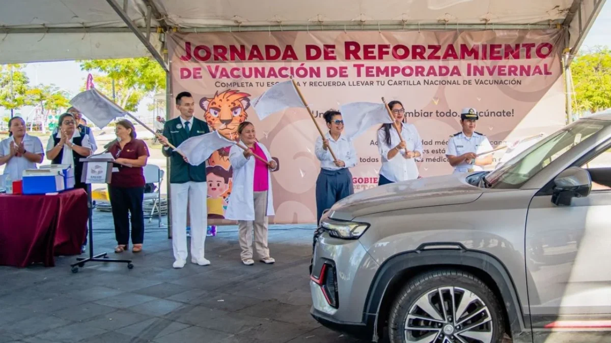 En el 'Vacunatón' participó personal de la SSA, IMSS, ISSSTE, IMSS-Bienestar y PEMEX de los municipios de Campeche y Carmen.