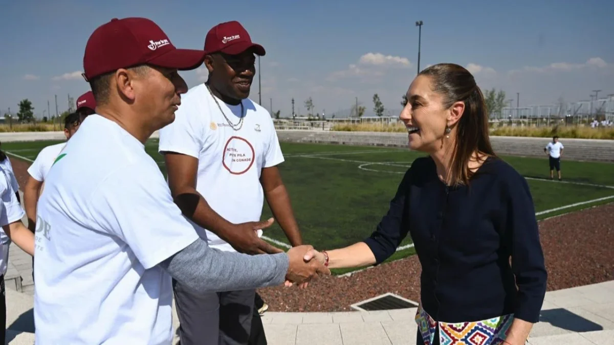 En lugar de aeropuerto ahora hay un hermosísimo parque, señala Sheinbaum sobre Texcoco