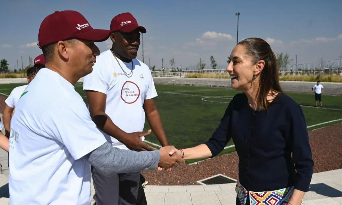 En lugar de aeropuerto ahora hay un hermosísimo parque, señala Sheinbaum sobre Texcoco