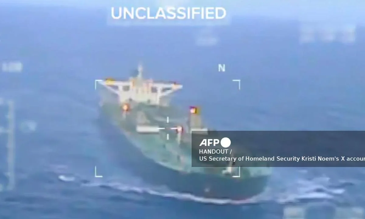 Estados Unidos intercepta un nuevo buque petrolero frente a las costas de Venezuela.