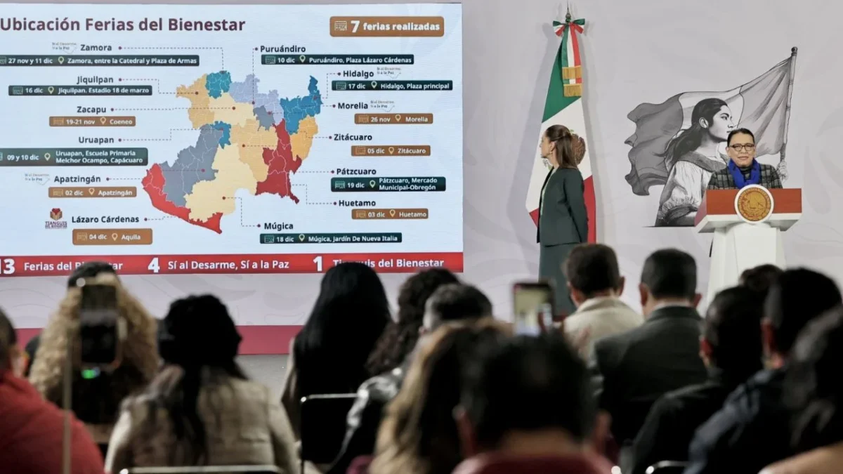 A la fecha se han realizado 7 ferias del Bienestar de las 13 que están contempladas para antes de que termine el año en Michoacán.
