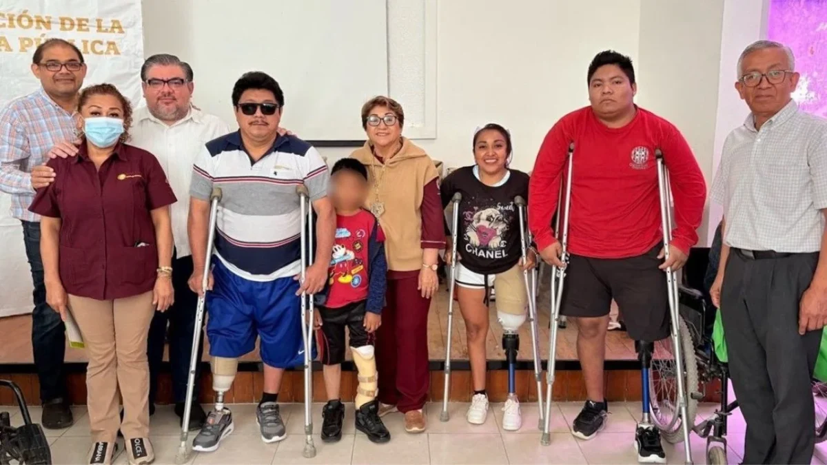 Fortalecen autonomía y calidad de vida con entrega de prótesis en Campeche