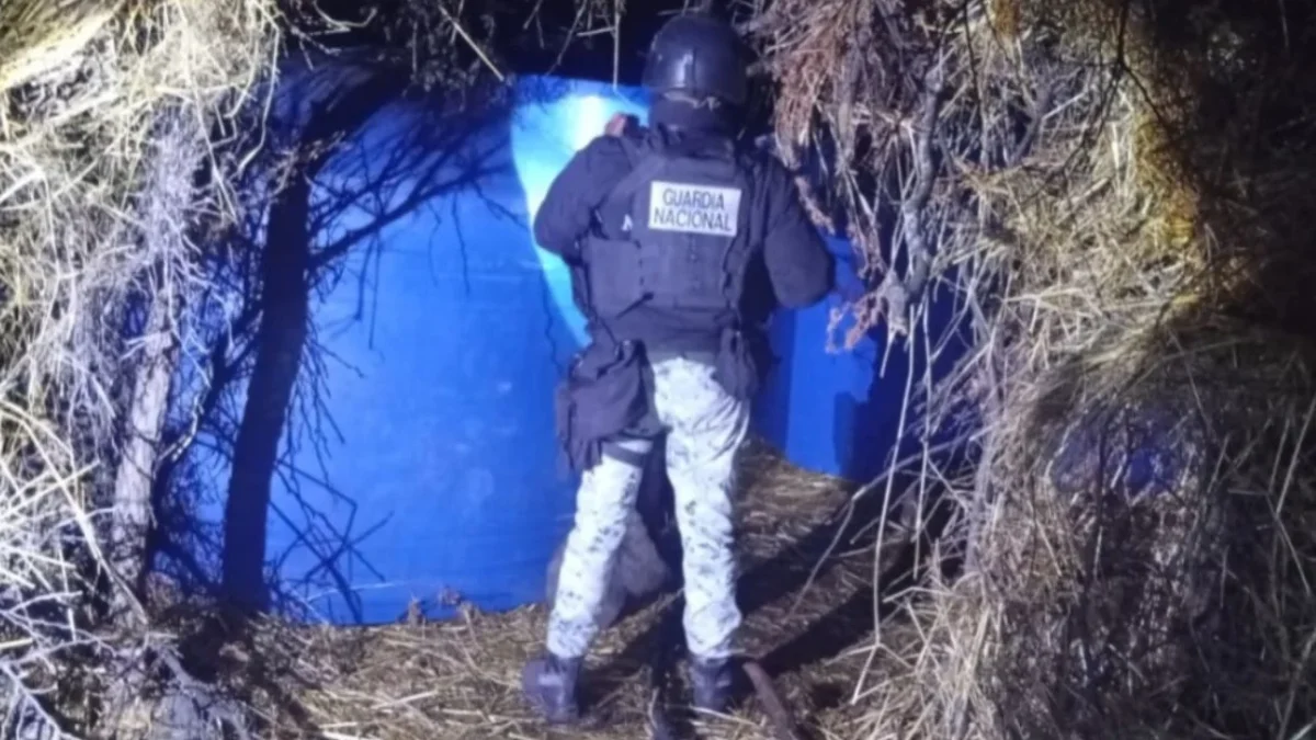 Guardia Nacional asegura 'huachi-estación' en Guanajuato