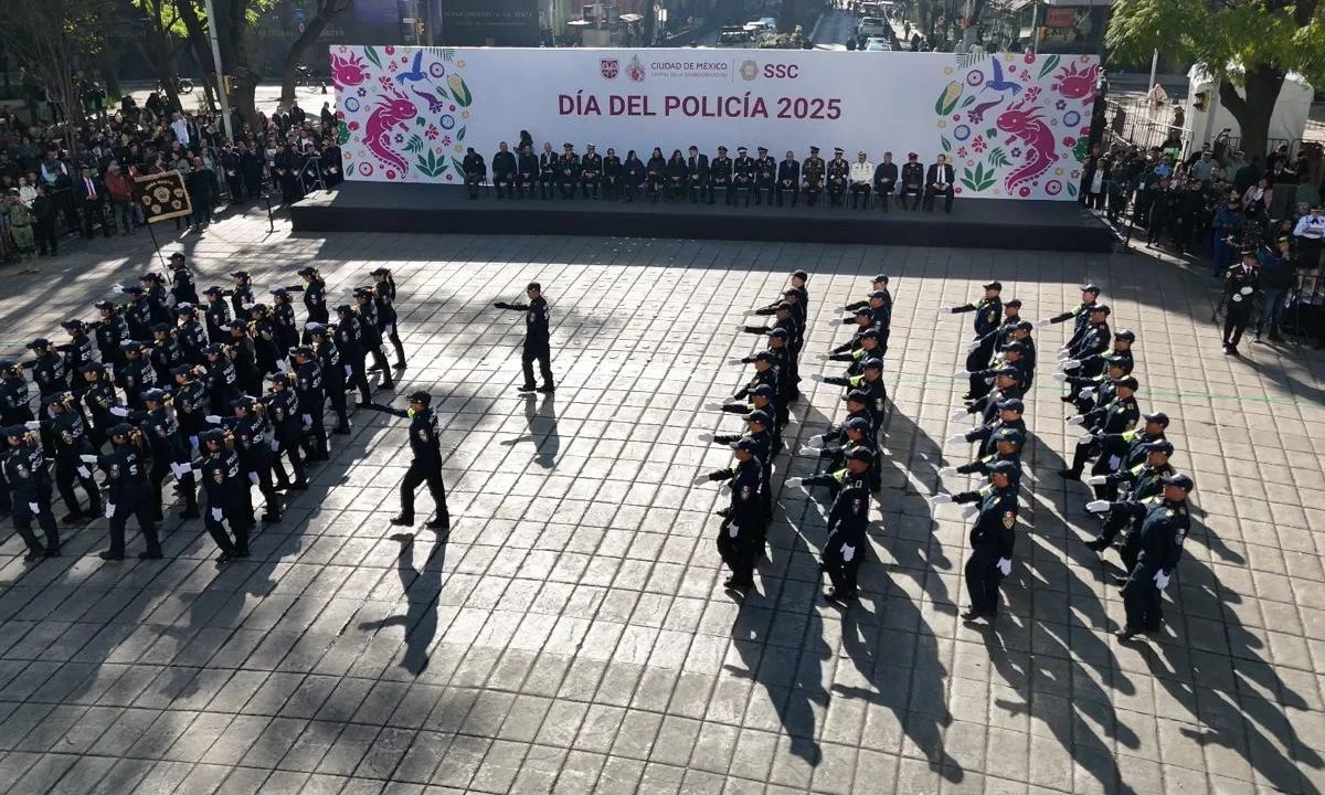 CDMX conmemora Día del Policía 2025 con desfile en Reforma