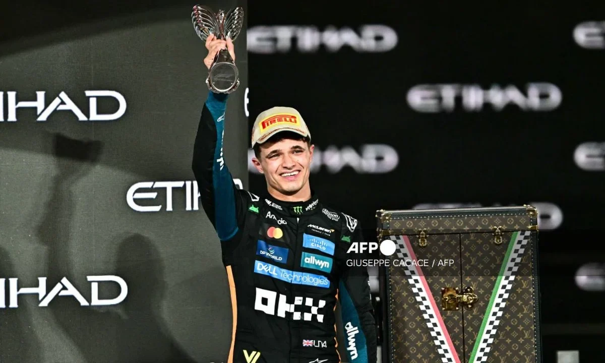 La Fórmula 1 vio coronar a Lando Norris de McLaren como el campeón de la temporada 2025, arrancándole el título a Max Verstappen.