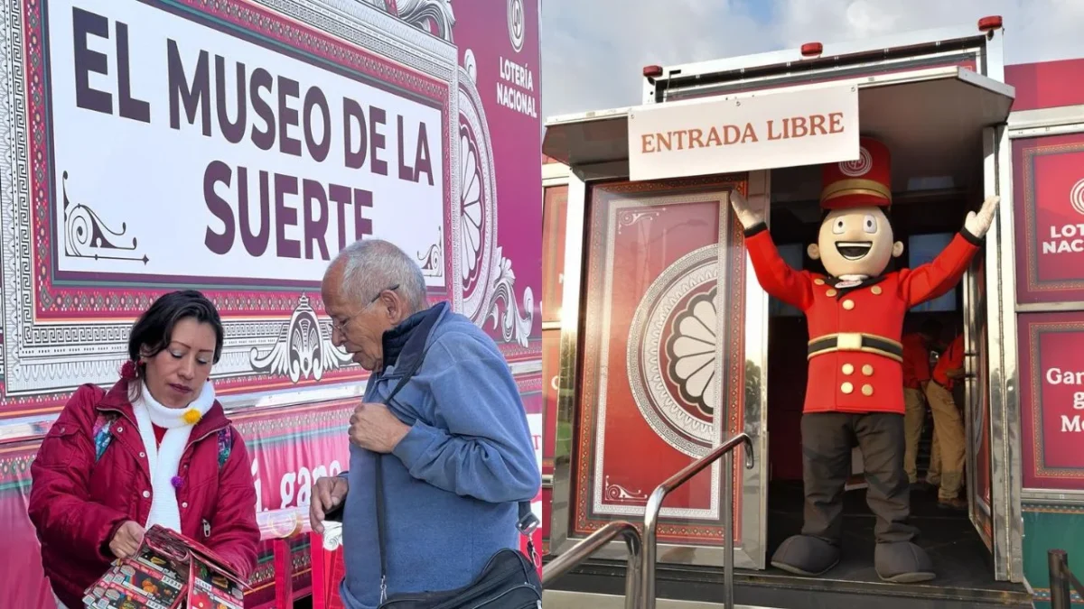 El Museo de la Suerte de Lotería Nacional recorrió mil 200 kilómetros para conectar 8 ciudades del país y miles de personas.