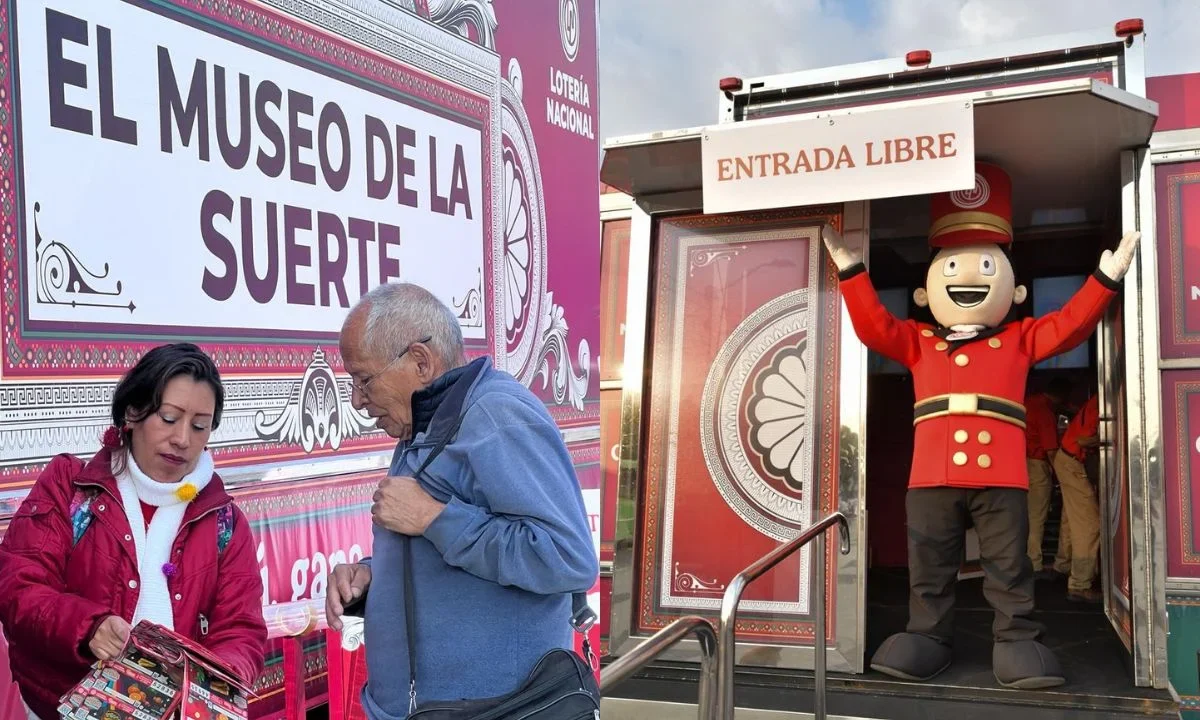 El Museo de la Suerte de Lotería Nacional recorrió mil 200 kilómetros para conectar 8 ciudades del país y miles de personas.
