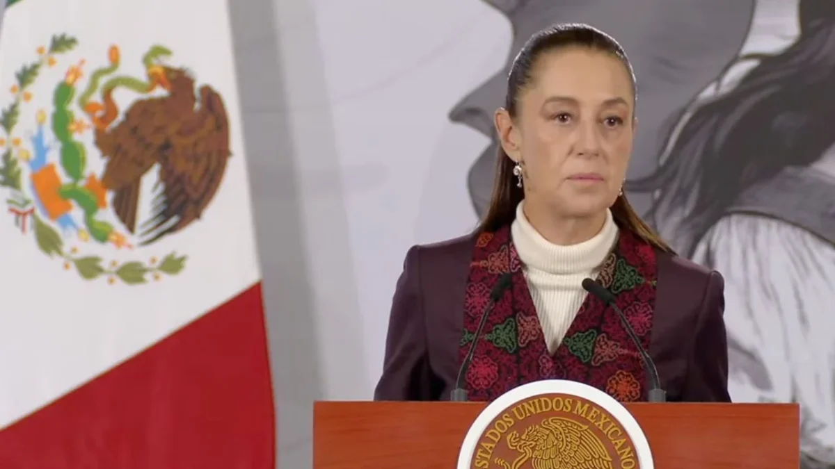 La presidenta de México, Claudia Sheinbaum Pardo, encabeza La Mañanera del Pueblo