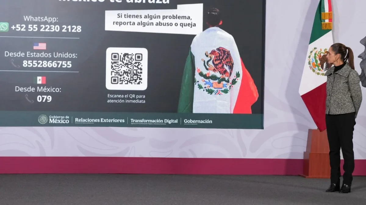 La Segob destacó los apoyos brindados a los migrantes expulsados durante la era Trump. 99 mil 924 connacionales fueron atendidos por México te Abraza