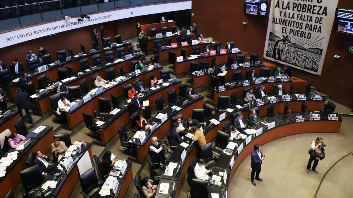 Morena y sus aliados en el Senado aprobaron, en lo general, con 85 votos a favor y 36 en contra la nueva Ley de Aguas.