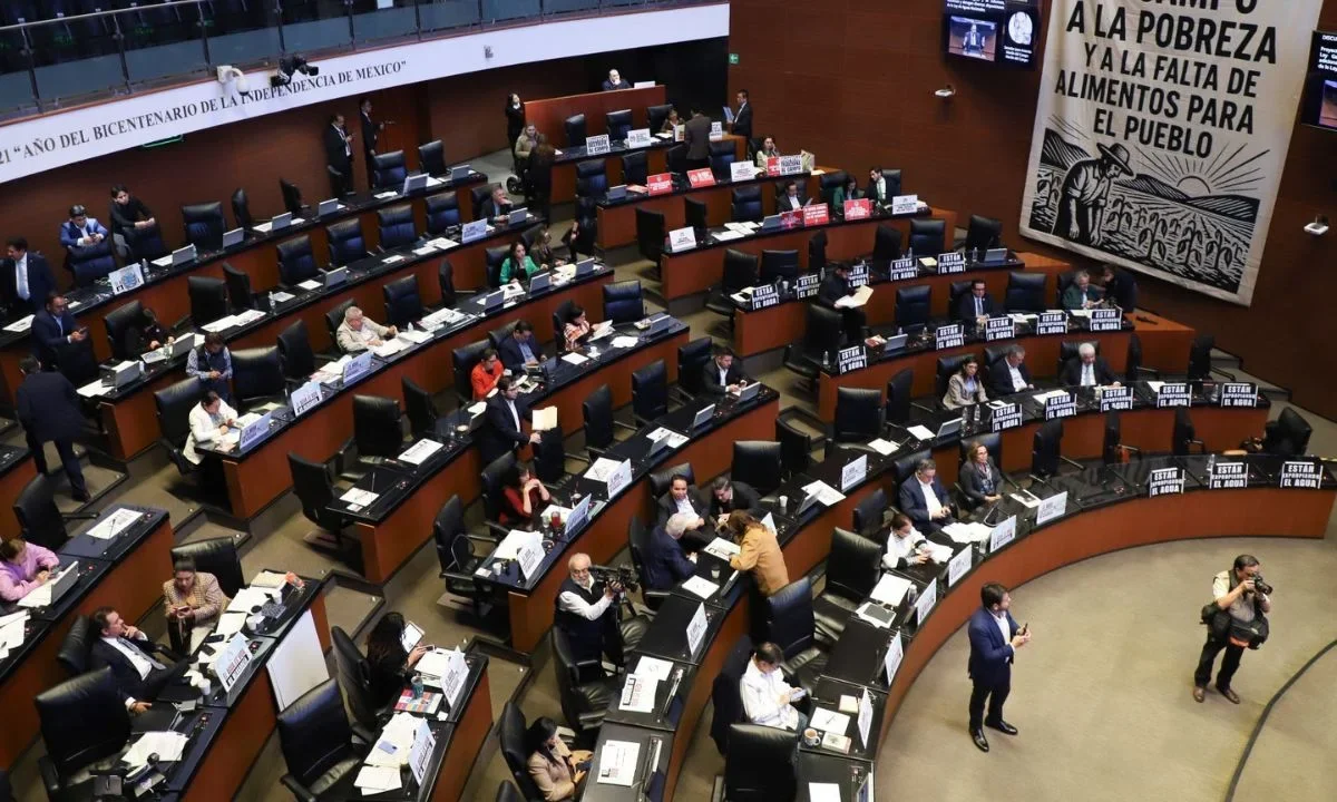 Morena y sus aliados en el Senado aprobaron, en lo general, con 85 votos a favor y 36 en contra la nueva Ley de Aguas.