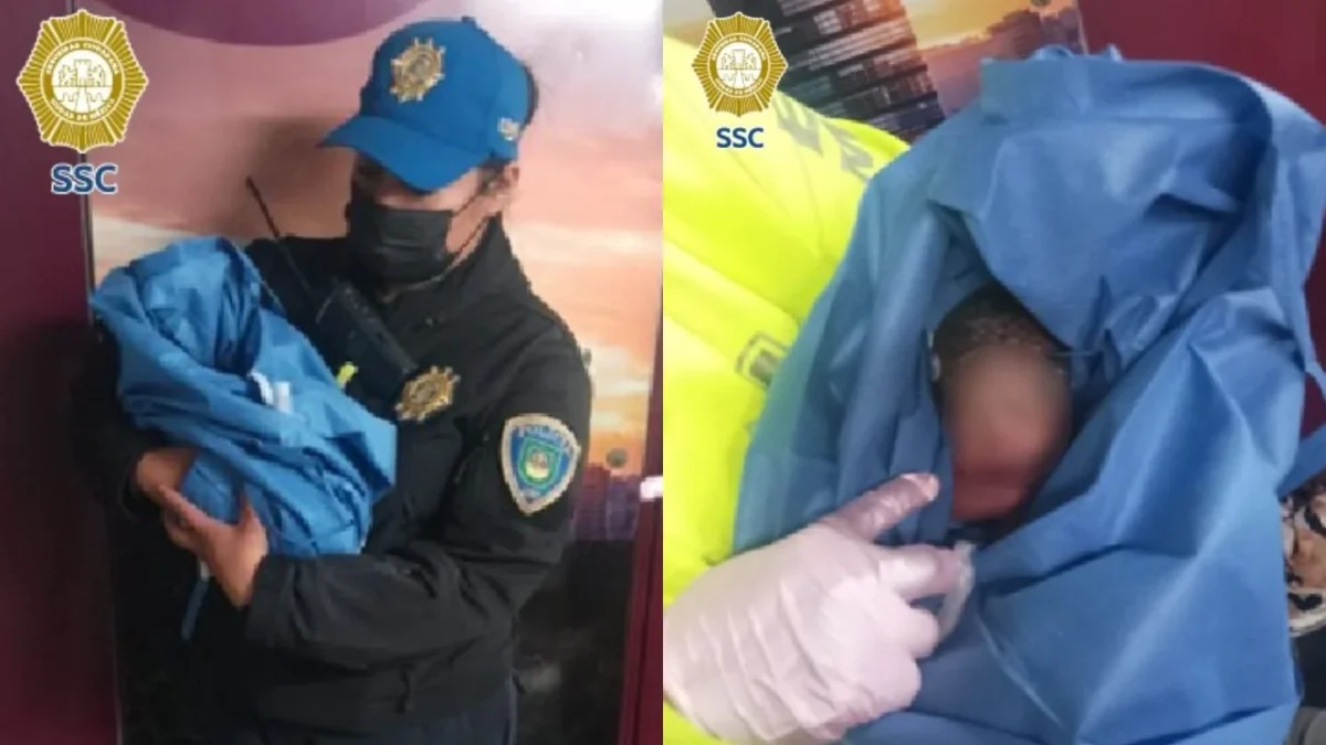 Paramédicos de Protección Civil que arribaron a la Terminal TAPO, diagnosticaron el parto como fortuito y las trasladaron a un hospital.