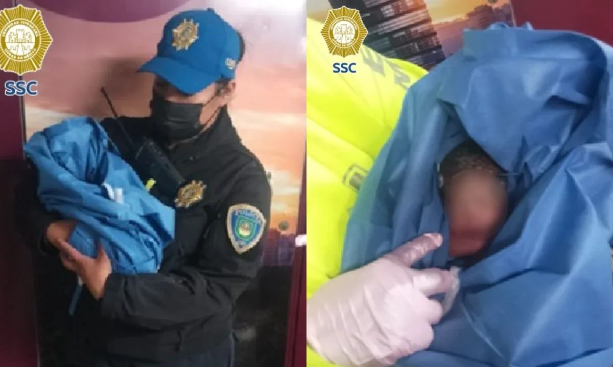Paramédicos de Protección Civil que arribaron a la Terminal TAPO, diagnosticaron el parto como fortuito y las trasladaron a un hospital.