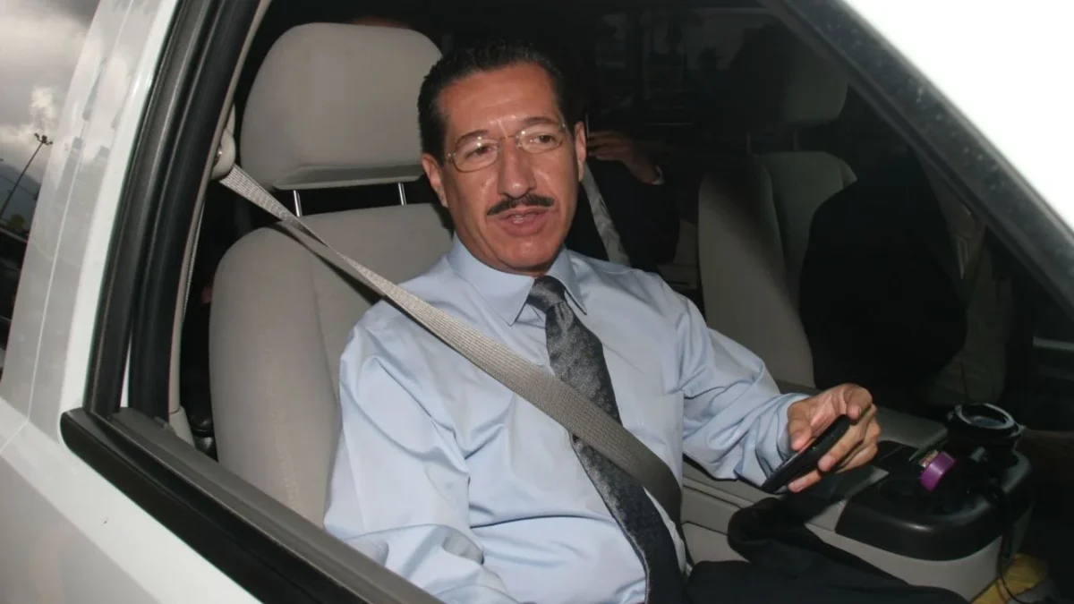 Ney González Sánchez, exgobernador de Nayarit, en un evento en 2010.