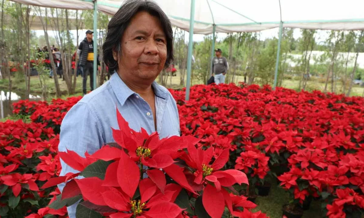 Tradición. En el cultivo de al menos 100 mil flores participa toda la familia de Eduardo y próximamente se sumarán sus nietos.