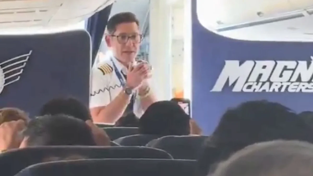 El piloto de apellidos Macías González denunció no recibir pago de salario, viáticos ni uniformes, por lo que no dejaría despegar el avión.