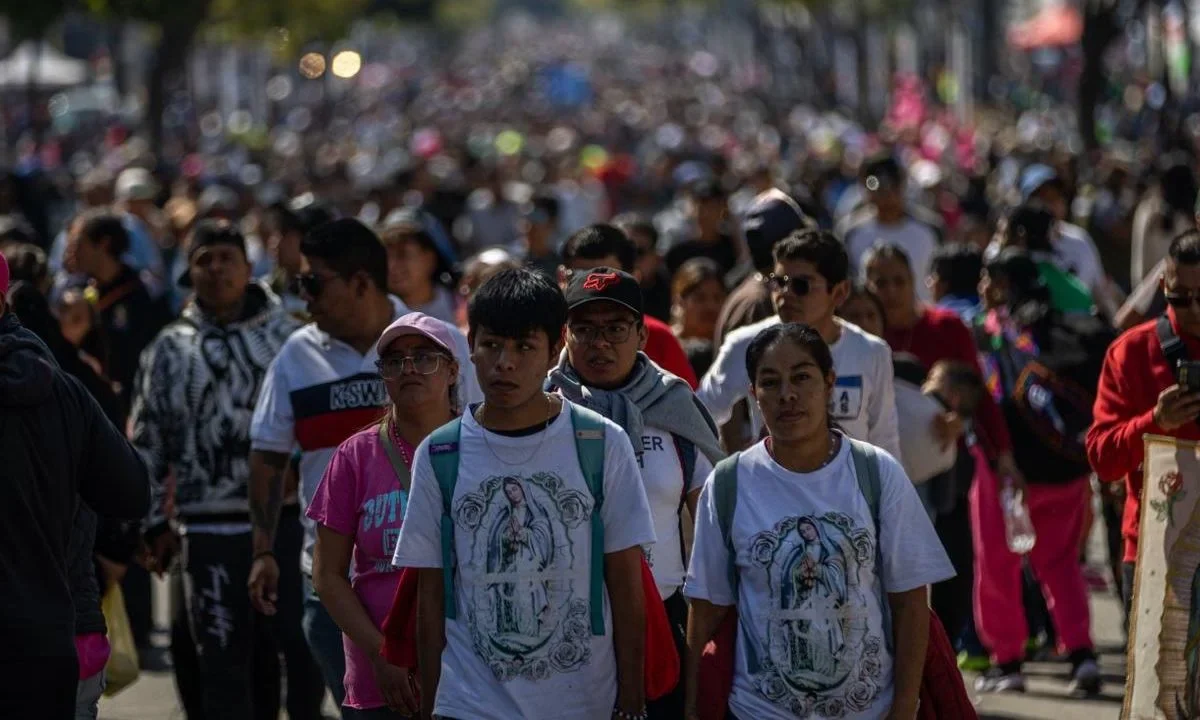 Llegan 4.5 millones de peregrinos a la Basílica de Guadalupe, el alcalde Janecarlo Lozano aseguró que hay una afluencia mayor.