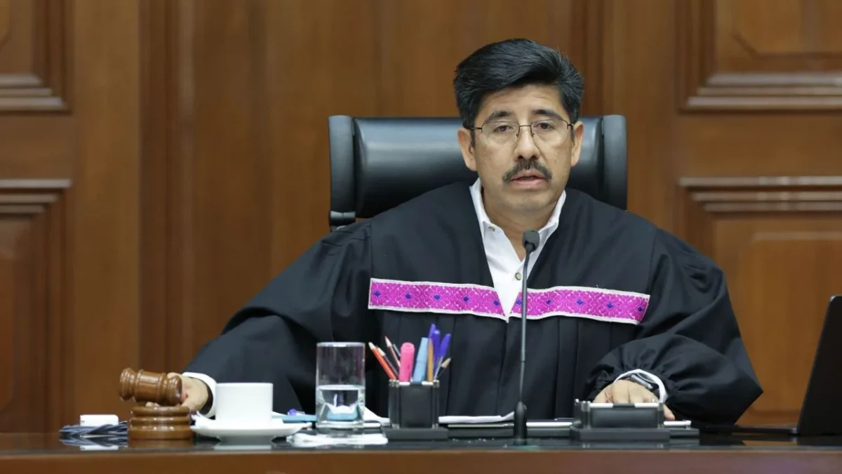 El ministro presidente, Hugo Aguilar, dijo que el objetivo prioritario del 2026 será seguir con la instrumentalización de los cambios de la SCJN.