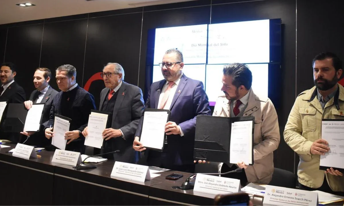 A fin de agilizar acceso entre instituciones del sector salud a medicamentos, acuerdan colaboración para fortalecimiento de respuesta al VIH.