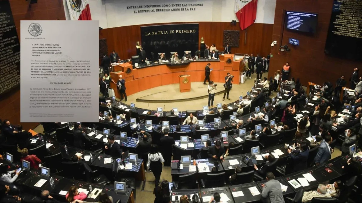 El Senado de la República recibió la iniciativa de la Presidenta sobre la reducción de jornada laboral de 40 horas.