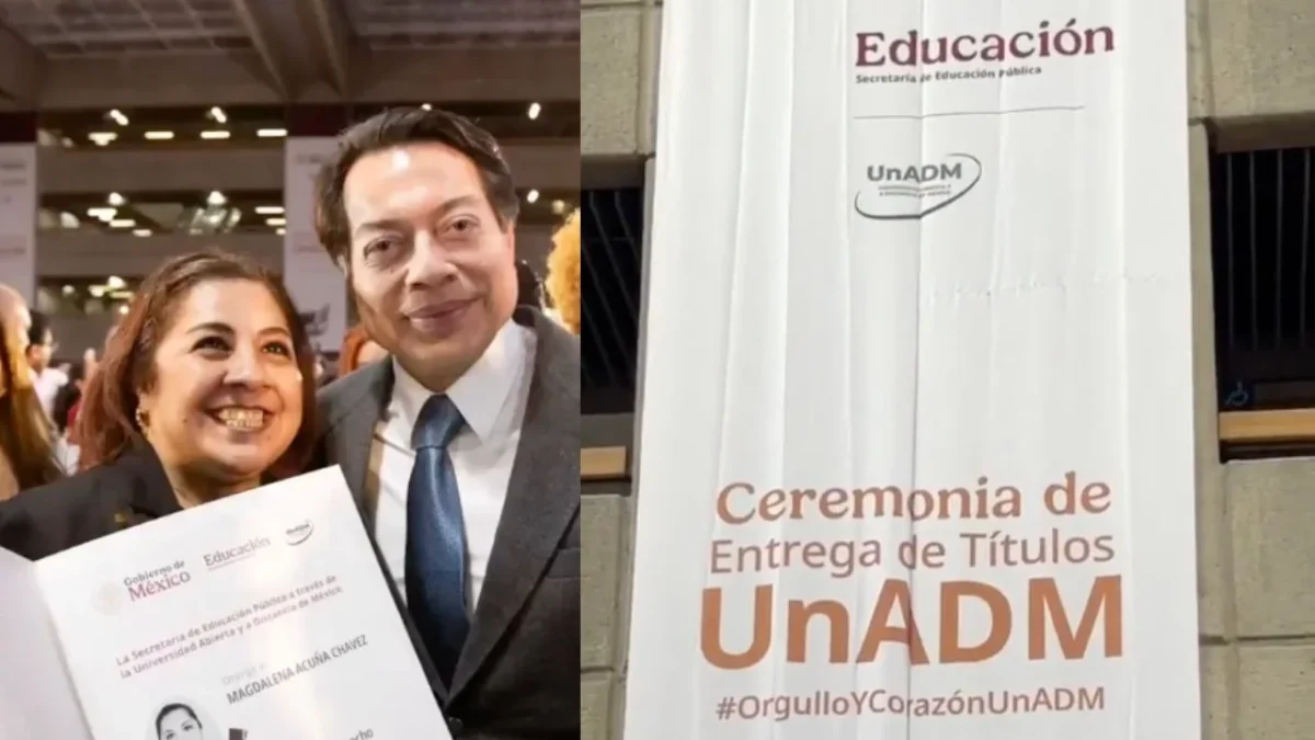 El titular de la SEP, Mario Delgado, tomó protesta a 911 egresadas y egresados de la Universidad Abierta y a Distancia de México.