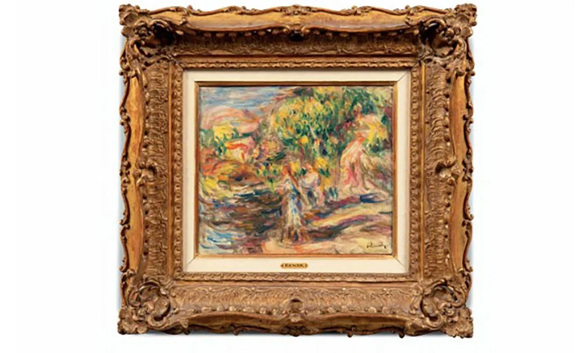 Una pintura de Renoir saqueada de un comerciante de arte judío durante la Segunda Guerra Mundial, antes de ser devuelta más tarde a sus herederos, se vende en una subasta en París por € 230.000