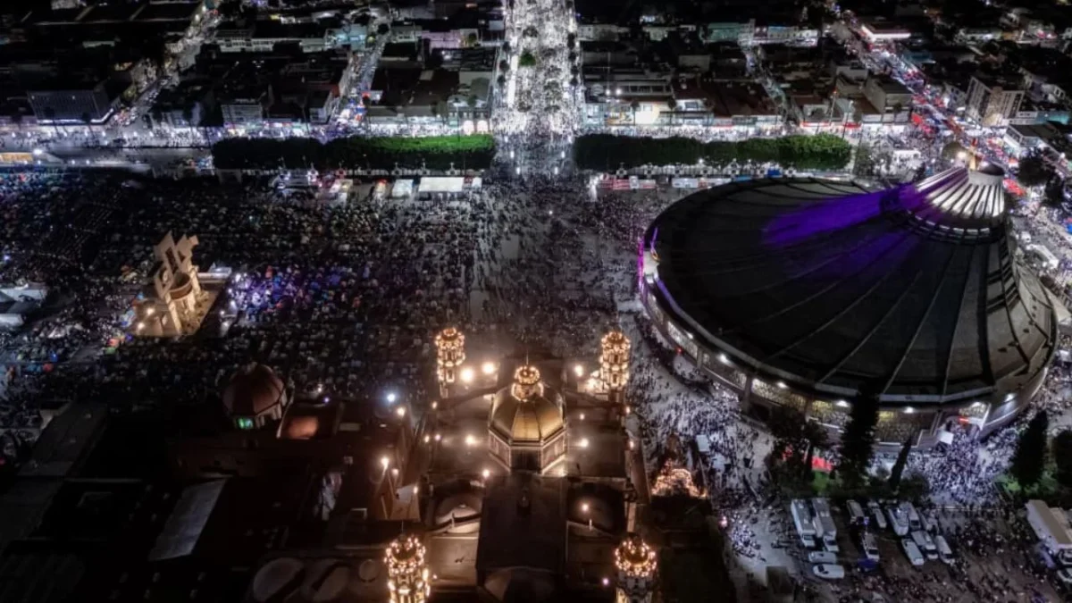 Hasta las 19:00 horas de este jueves se registró el arribo de 8 millones de peregrinos a los alrededores de la Basílica de Guadalupe.
