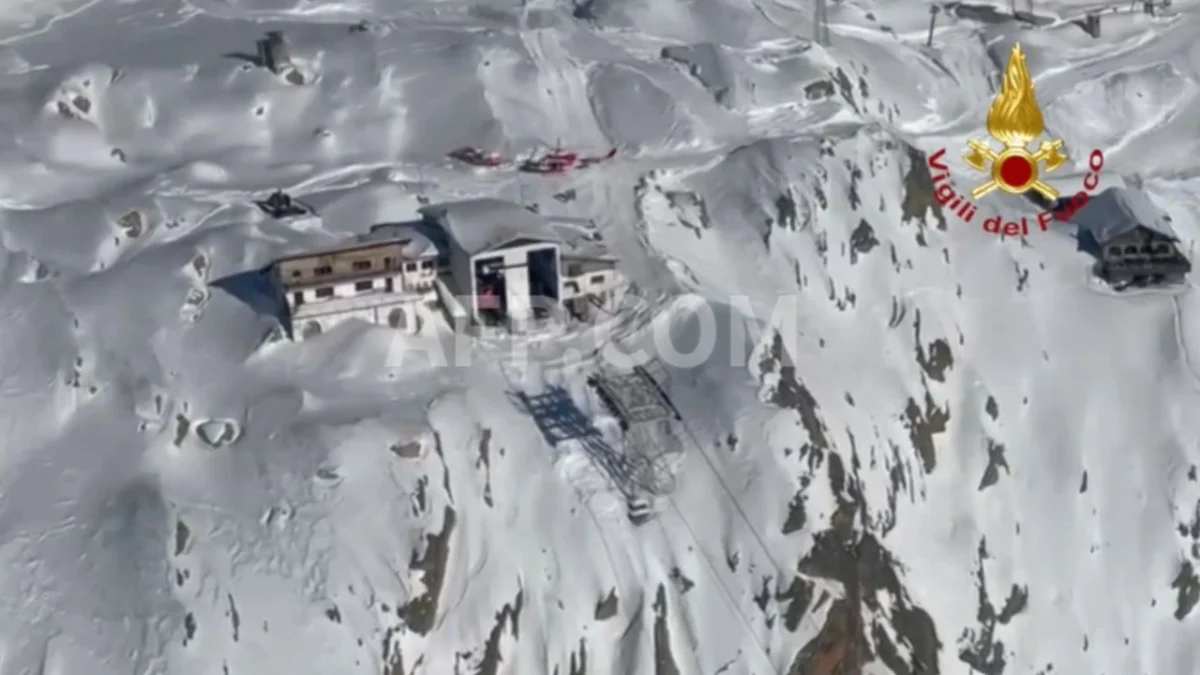 teleférico en Macugnaga Italia