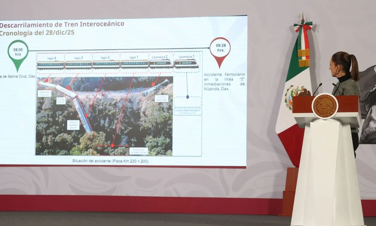 Vías del Tren Interoceánico se reportaron 'sin novedad' antes del descarrilamiento