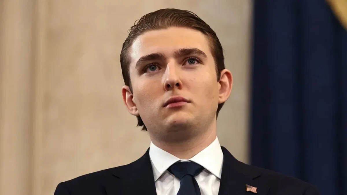 Barron Trump salva a una joven de ser golpeada por su exnovio