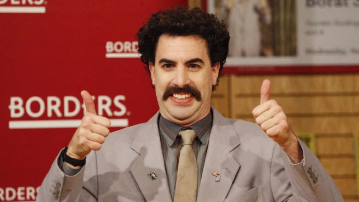 Borat Sacha Baron Cohen club Brujas Kairat Almaty