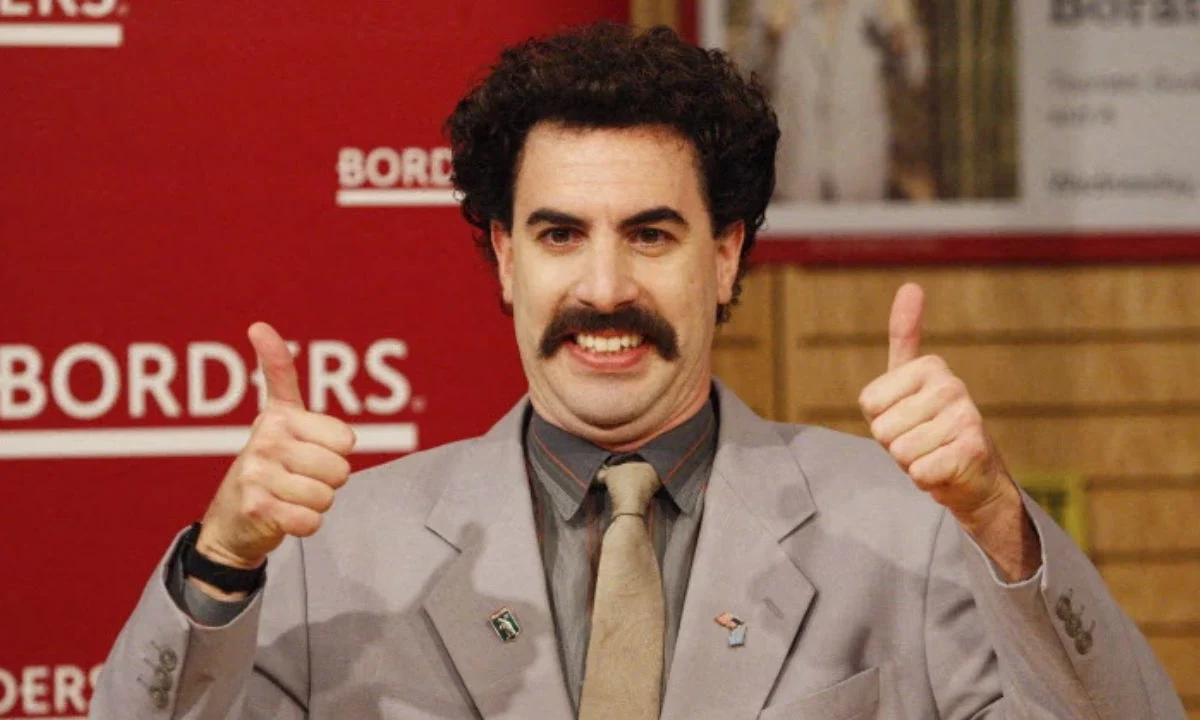 Borat Sacha Baron Cohen club Brujas Kairat Almaty