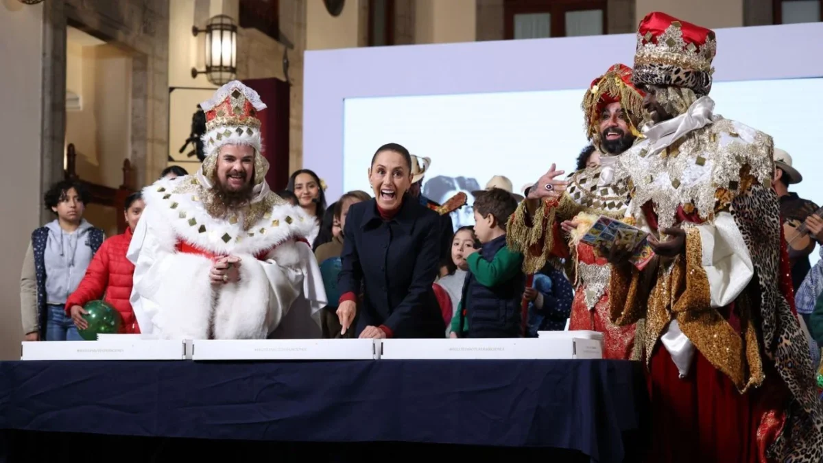 Los Reyes Magos llegan a la mañanera