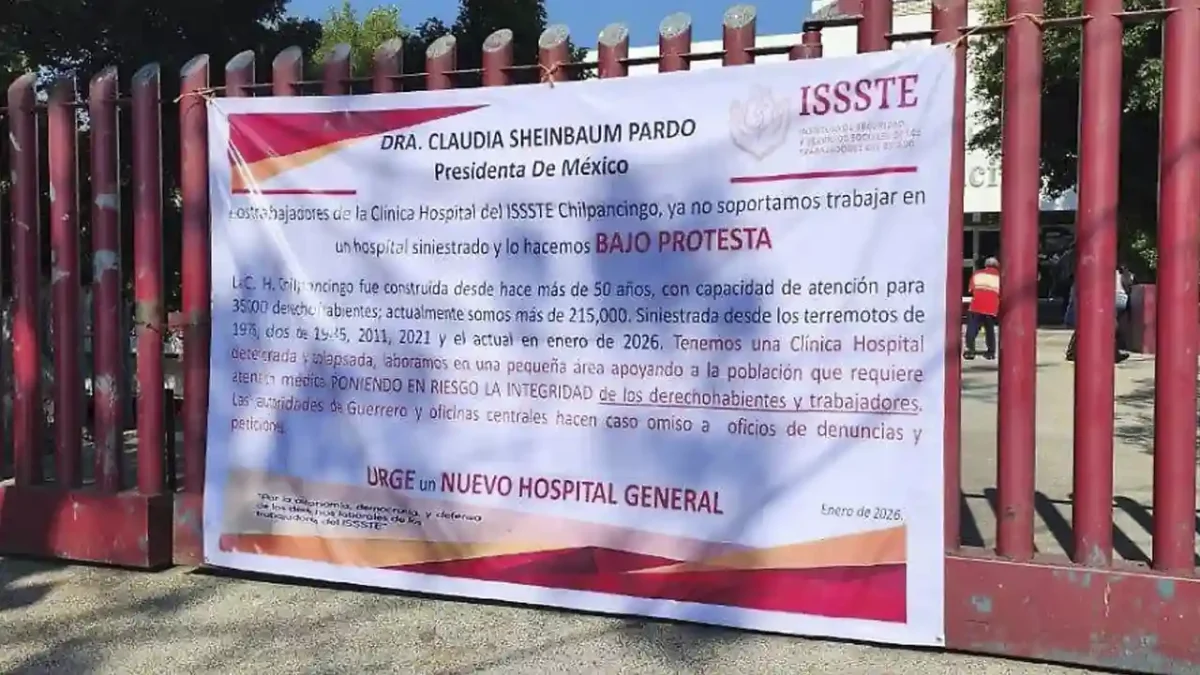 Denuncian crisis en Issste Chilpancingo