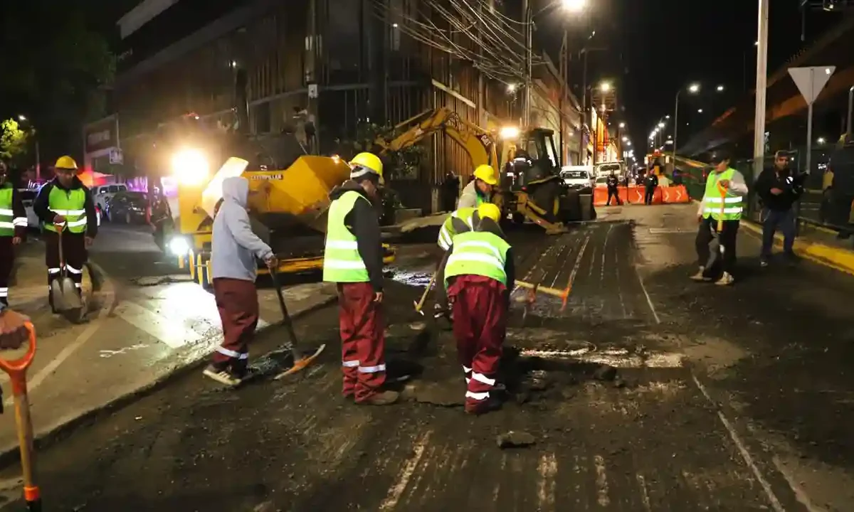 carriles laterales de Periférico Sur