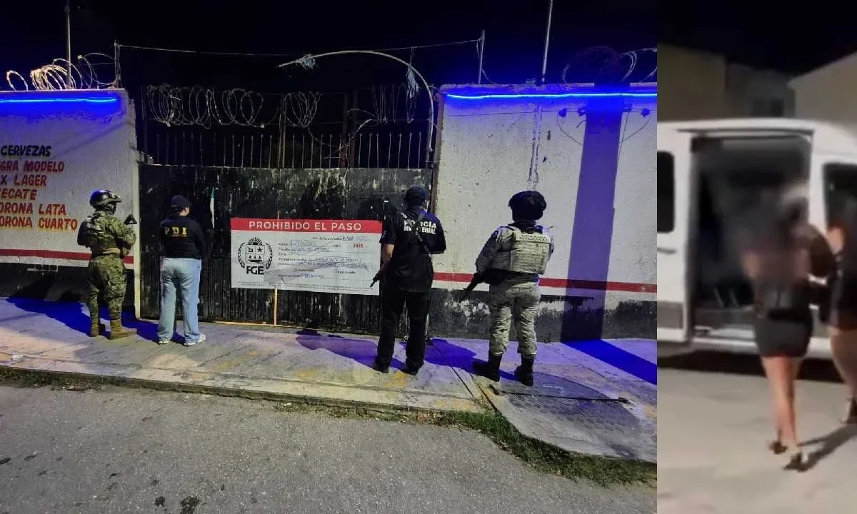 Rescatan a 20 mujeres que explotaban en Playa del Carmen