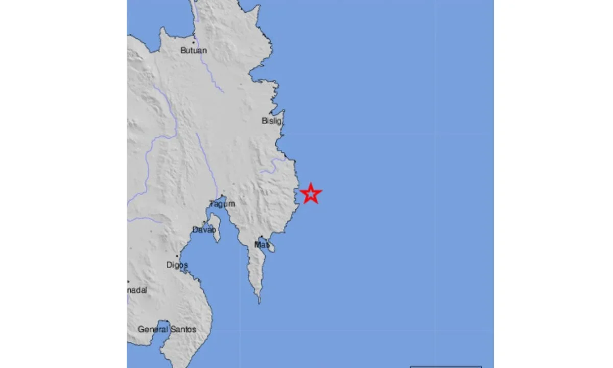 Un sismo de magnitud 6.4 sacudió la costa sur de Filipinas sin que se activara alerta de tsunami ni se reportaran daños inmediatos, de acuerdo con el USGS.