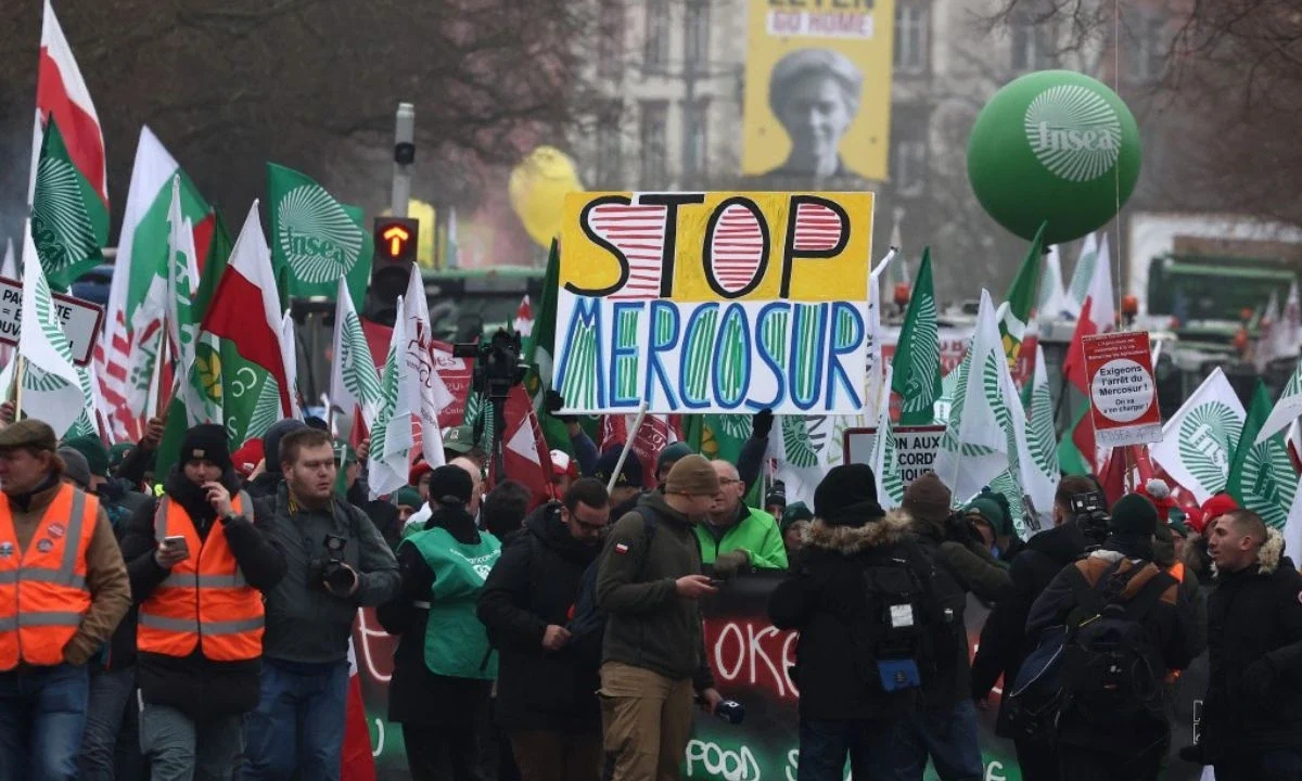 protestas por el acuerdo UE Mercosur