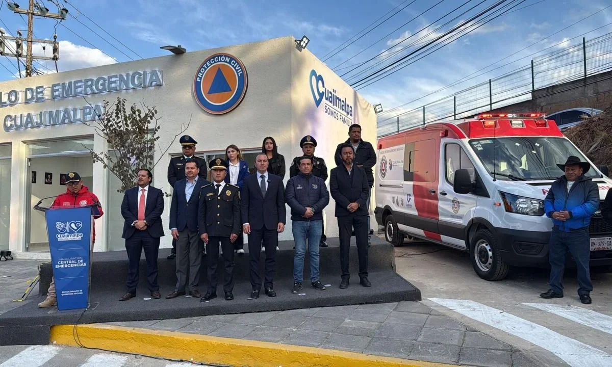 El alcalde de Cuajimalpa refuerza seguridad y capacidad de respuesta con patrullas, ambulancias y Módulo de Emergencia.