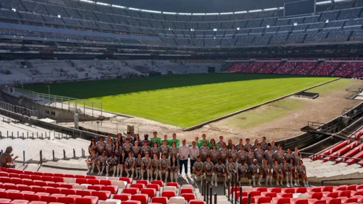 América presumió avances en la remodelación del Estadio Azteca que en junio se convertirá en el único tres veces mundialista del mundo.