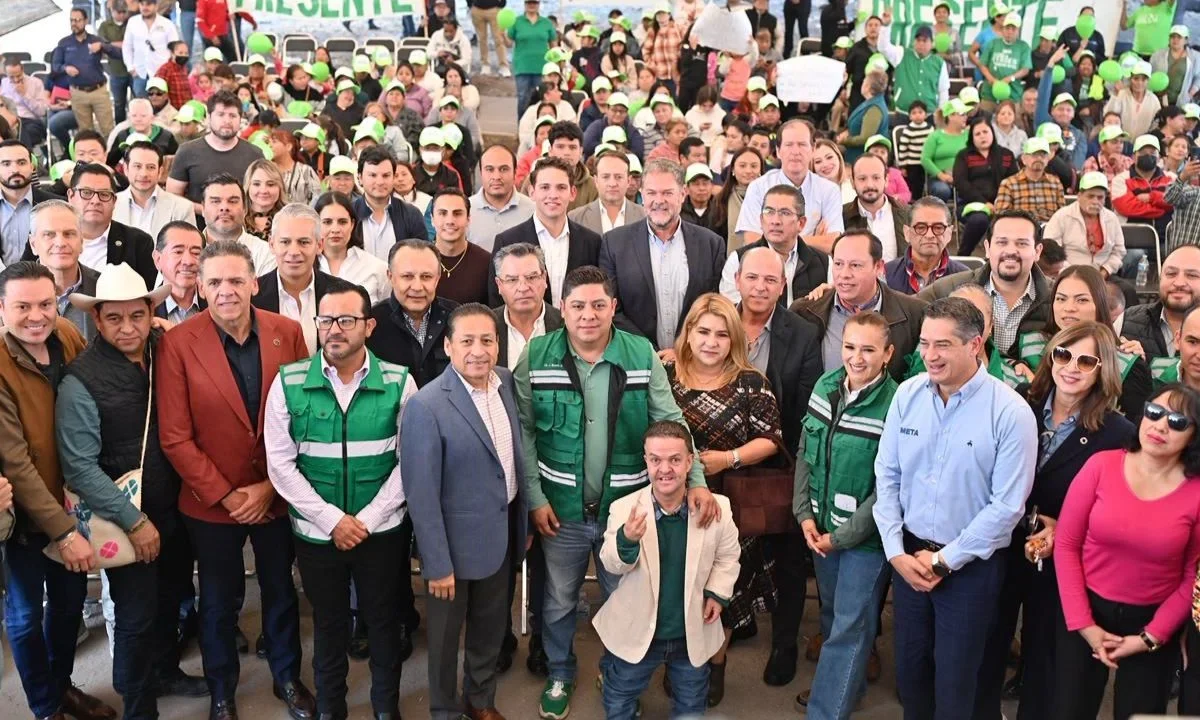 Ricardo Gallardo Cardona dio banderazo a la rehabilitación integral de la carretera 57, una de las obras más esperadas en San Luis Potosí.