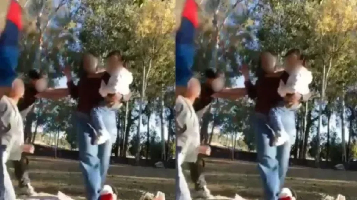 Una madre grabó el momento de convivencia que vivía con sus hijas en un picnic en Puebla, pero las terminaron asaltando.