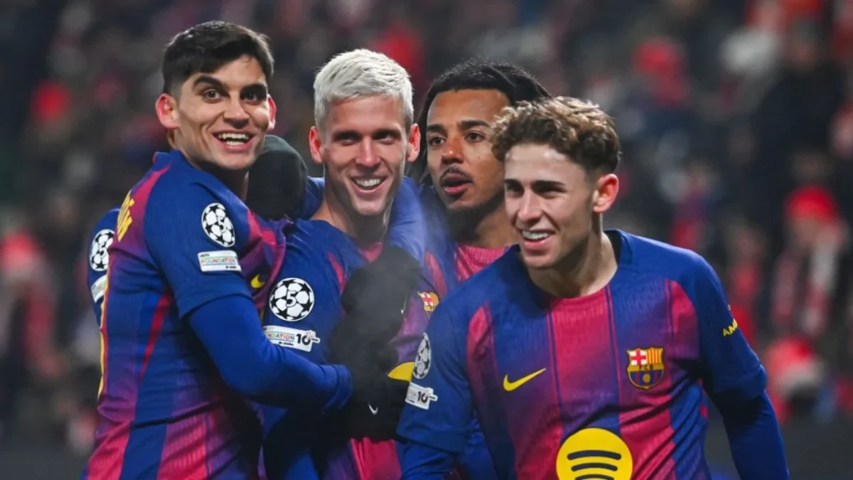 Barcelona superó con apremio al Slavia Praga durante la séptima fecha de la Champions League, en República Checa.