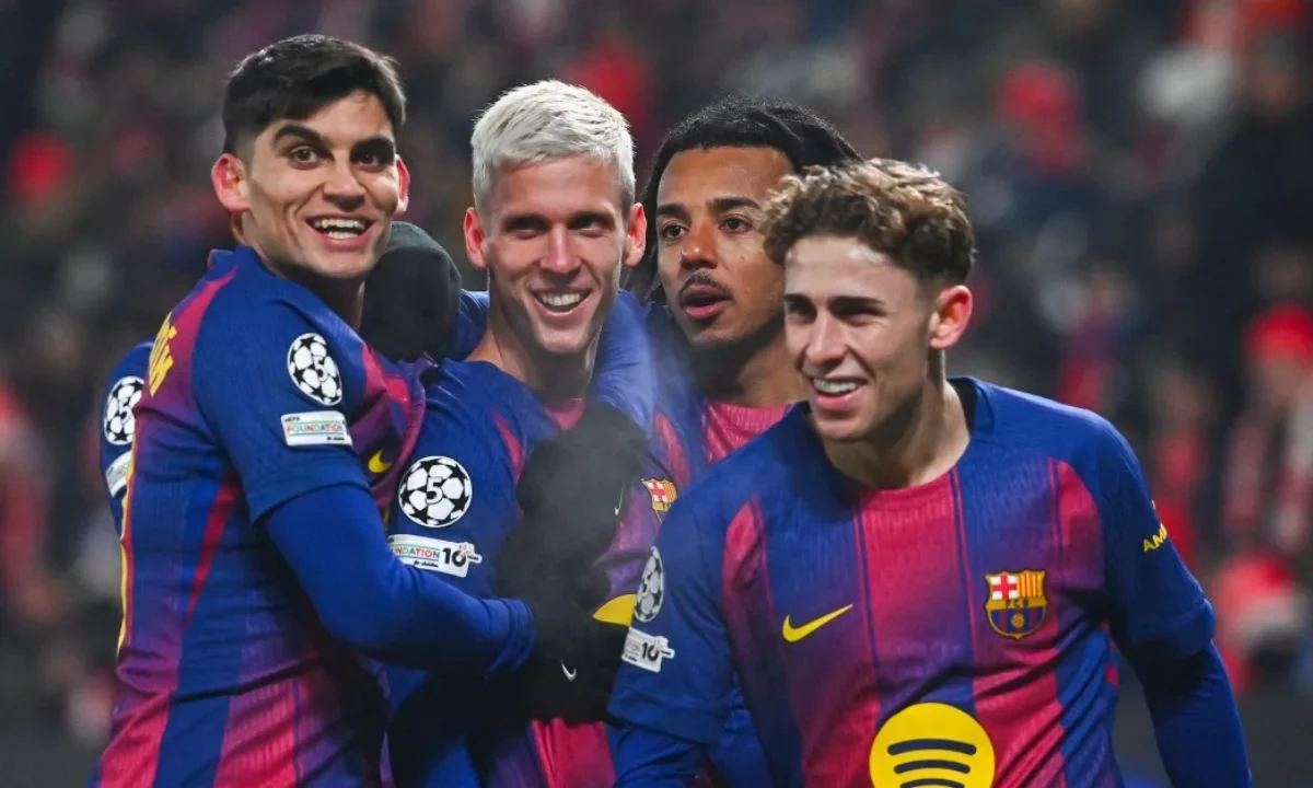Barcelona superó con apremio al Slavia Praga durante la séptima fecha de la Champions League, en República Checa.