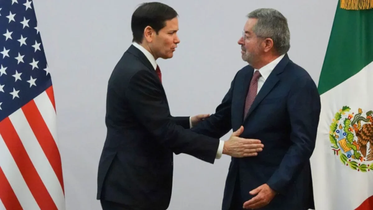 Marco Rubio y Juan Ramón de la Fuente tras una reunión en 2026.