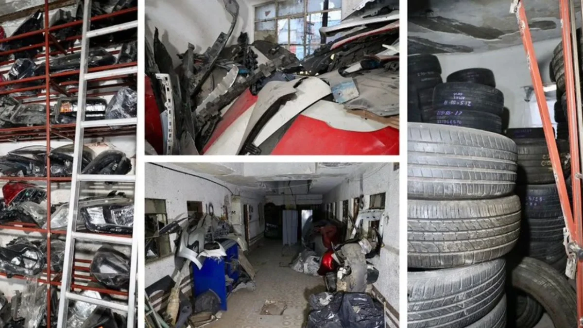 Autoridades capitalinas aseguraron alrededor de 150 toneladas de autopartes presuntamente robadas durante un cateo en un hotel de la alcaldía Cuauhtémoc