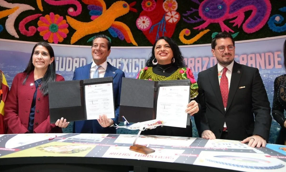 De cara al Mundial 2026, el Fondo Mixto de Promoción Turística de CDMX y Aeroméxico fortalecen alianza en promoción turística.