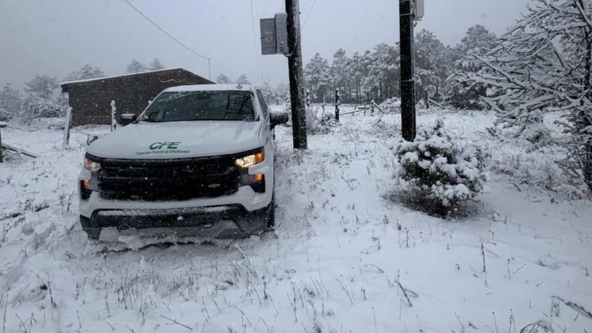 La CFE informó que el Grupo Directivo para la Atención de Emergencias mantiene sesión permanente durante el paso de la tormenta invernal.