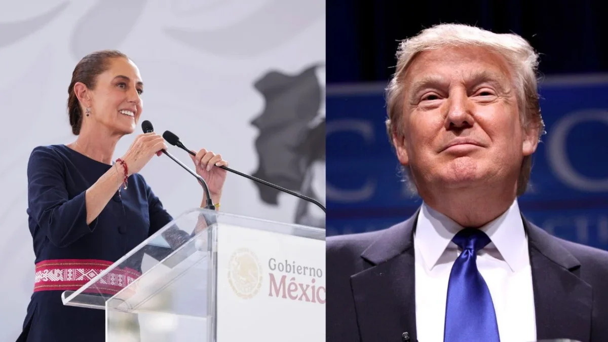 Conversa Claudia Sheinbaum con el presidente Donald Trump