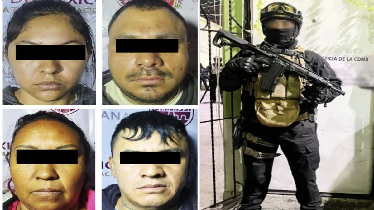 cuatro personas detenidas